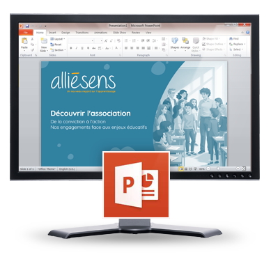 template powerpoint alliésens